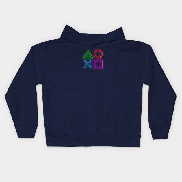 Control buttons Kids Hoodie by happyantsstudio